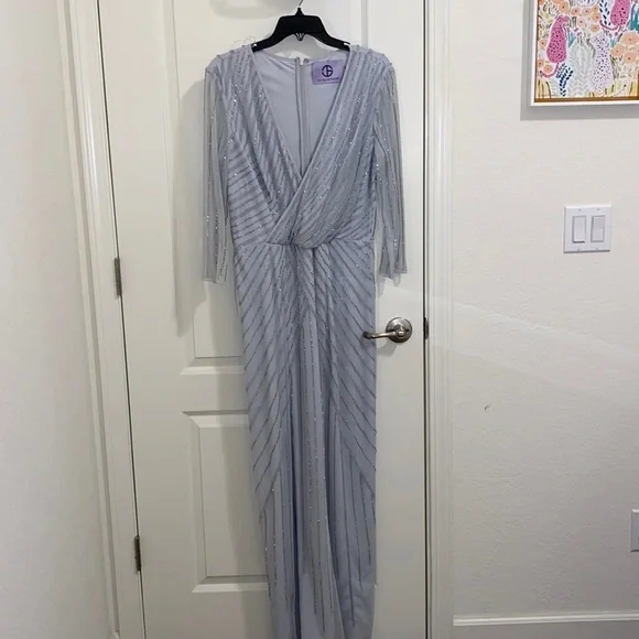 js collection beaded dress Matilda Beaded Detail Gown